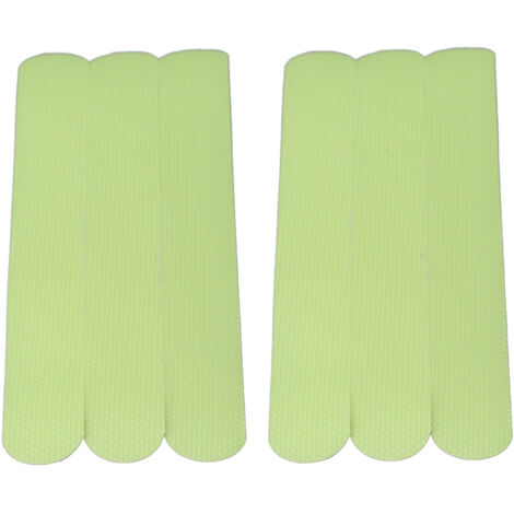 Ruban phosphorescent de sécurité pour marches, piscine et douche - 6 bandes adhésives vertes luminescentes