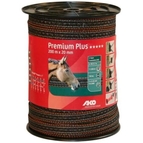 Ruban Premium Plus Orange/brun 20 Mm 5 Conducteurs, Bobine 200 M