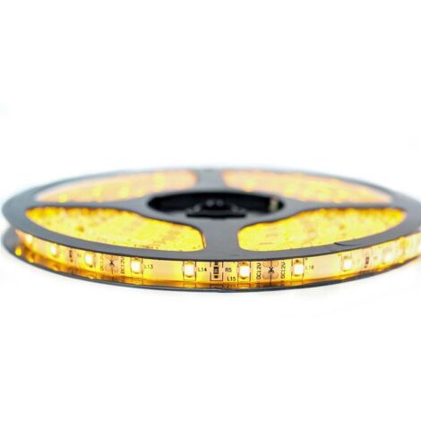 Ruban Professionnel 3528 -60 leds - 1 à 10 mètres - or (IP65) Transformateur: Alimentation Inclus - Longueur: 1 mètre