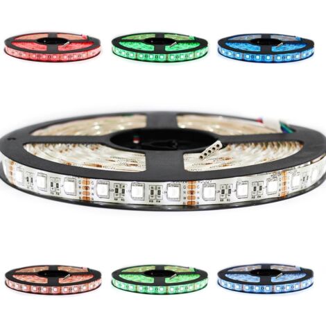 Ruban Professionnel 5050 - 60 leds/m - 5 m RGBW (blanc froid) IP65