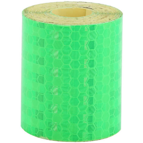 Ruban réfléchissant adhésif de sécurité 5cm x 3m pour remorques, voitures et vélos, vert