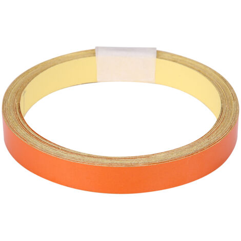 Ruban Réfléchissant PVC 5m x 1cm Orange pour Véhicule  Sticker Autocollant Sécurité Décoratif Motorcycle Car