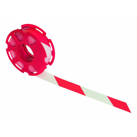 RUBAN RUBAFORT ROUGE BLANC 500MX50MM