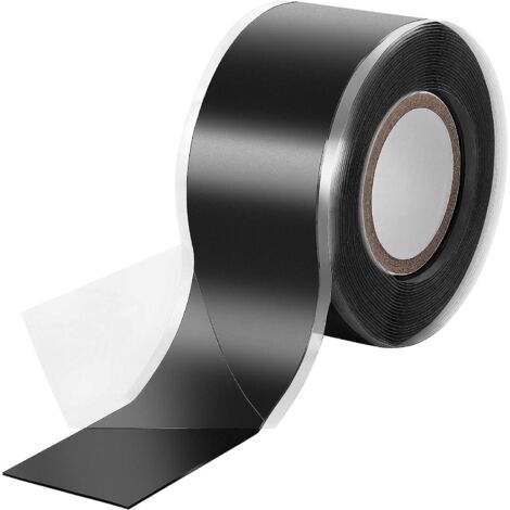 Ruban silicone auto-adhésif 3M - Isolant, étanche (eau, air) - Largeur : 25 mm - Noir