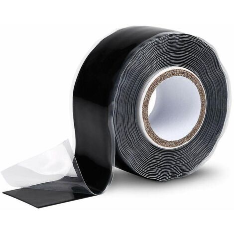 ruban Silicone Isolant Adhesif 25 Mm X 3 M - Ruban Silicone Noir - Ruban Adesif Etanche, Ruban Silicone, Scotch Magique, Ruban Anti Fuite, Rparati
