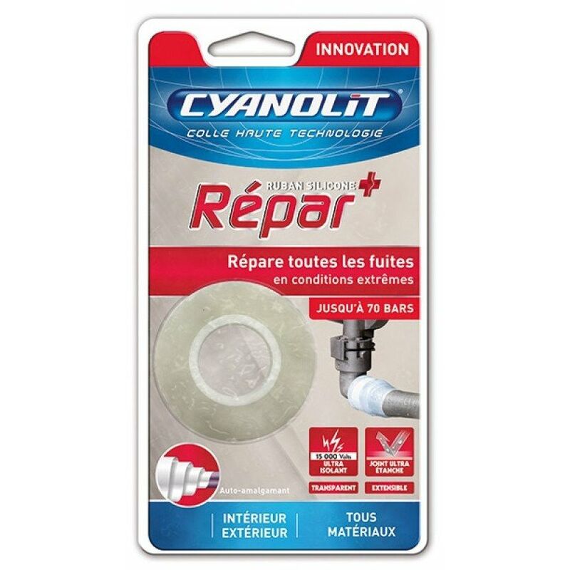 Ruban silicone 3m25mm blister repar+