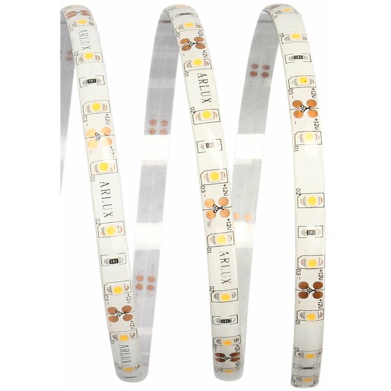 Arlux Lighting - Ruban Led Interieur loft 5m 4,8W/m 400lm/m - 4000K Blanc Neutre