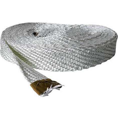 Ruban textile sans amiante 40x3 mm fibre de verre emballage 10 metres