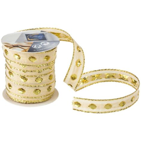 Ruban tissé 10mm l.3 m polyester - Atmosphera créateur d'intérieur