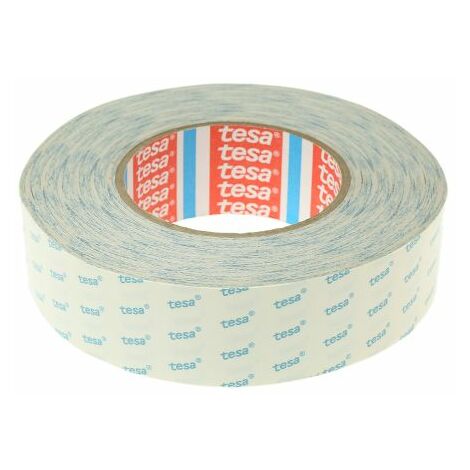 Ruban tissé double face Blanc Tesa 4943, 38mm x 50m x 0.1mm 7,7 N/cm ( Prix pour 1 )