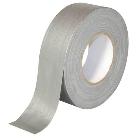 Ruban toile argent - 50 mm