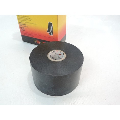 Ruban vinyle adhésif noir largeur 50mm isolant auto-extinguible rouleau de 33m SCOTCH33 3M 80279