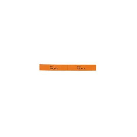 Ruban vinyle orange 12mm X 5.5m souple adhésif pour cordons ou plastrons ou pour imprimante portable (reperage) LEGRAND 038592