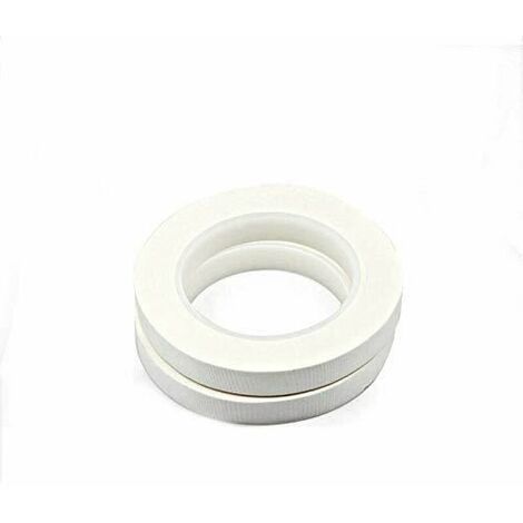 Rubans adhésifs en tissu pour harnais de cablage et acide acétique pour voiture et moto, blanc,2pcs