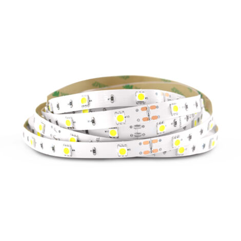 Rubans strips 7,2W/m - 5 mètres 30 LED ECO BLEU - IP65 - 12V PU