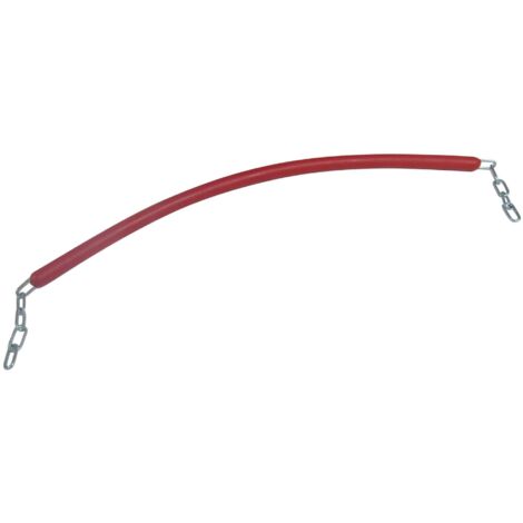 Rubber Coated Stable Stall Chain (Red Plain End Horse Door Guard)