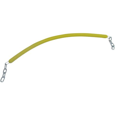 Rubber Coated Stable Stall Chain (Yellow Plain End Horse Door Guard)