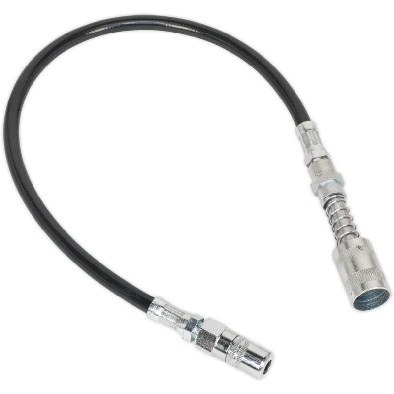Sealey - Rubber Delivery Hose with 4-Jaw Connector Flexible 450MM Quick Release Co