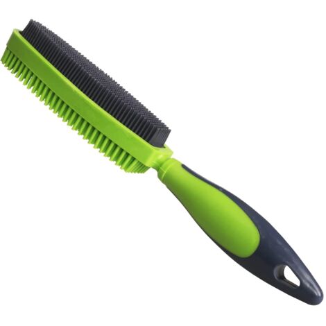 Rubber Pet Hair Removal Brush for Couch Clothes Dog Cat Pet Hair Carpet, Also Used as Dog Cat Bath Brush with Massage Effect