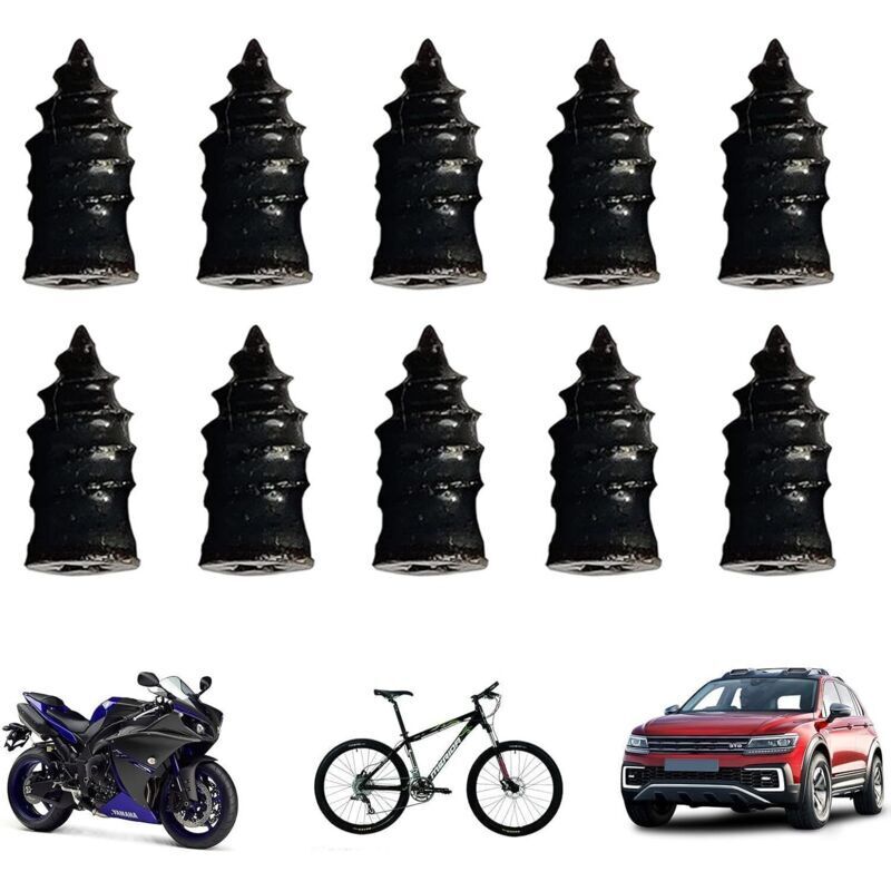 Rubber Tire Screws Car Tire Puncture Repair Kit - Car Puncture Repair Nail Screws for Car, Electric Bike, Motorcycle, Truck