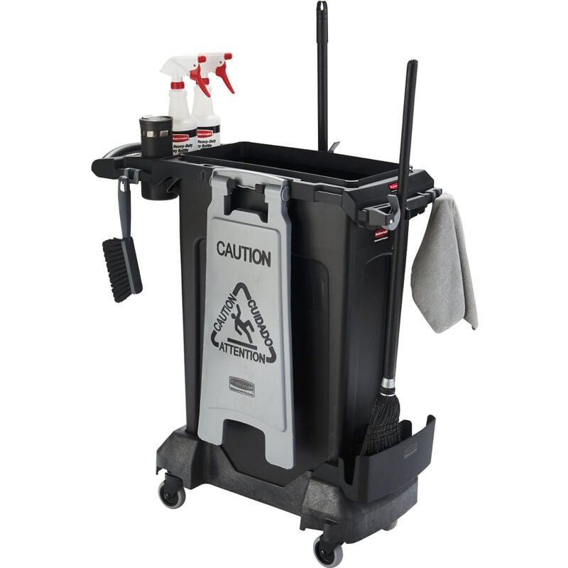 Rubbermaid - Chariot d'entretien avec kit Rim Caddy slim jim®, l