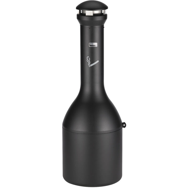 Cendrier sur pied en acier galvanisé, capacité 15,5 - Rubbermaid