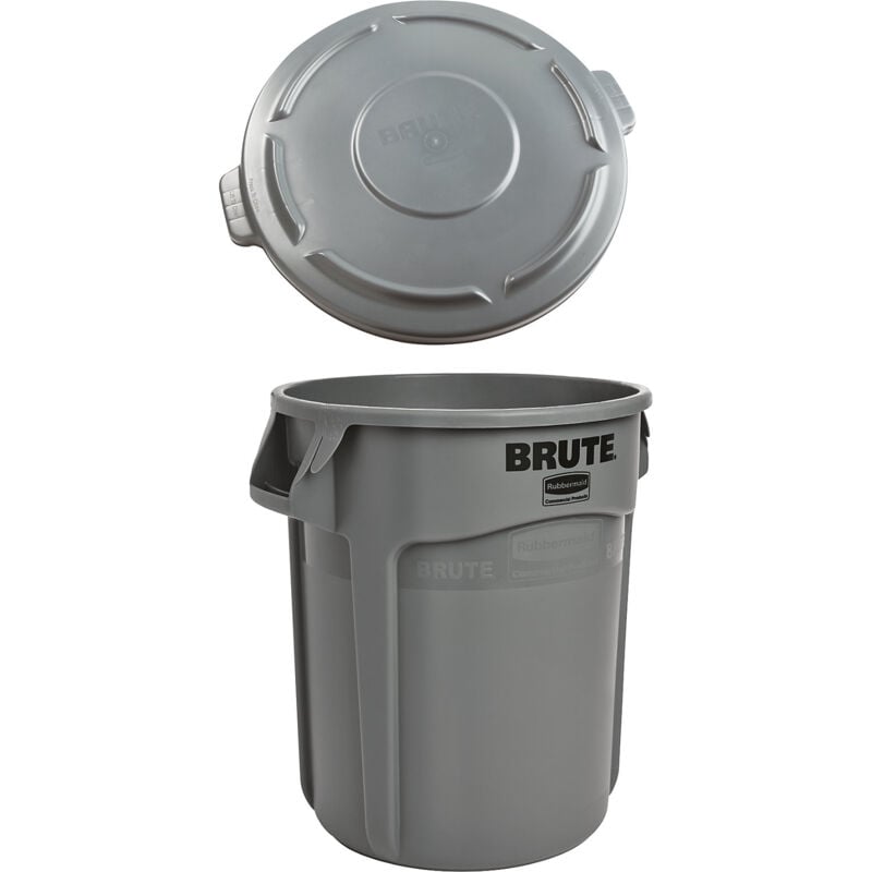 Conteneur universel brute® à couvercle rond, - Rubbermaid