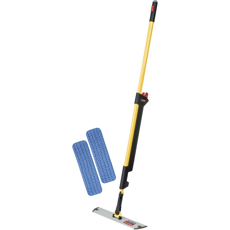 Rubbermaid, Kit de nettoyage des sols avec balai vaporisateur