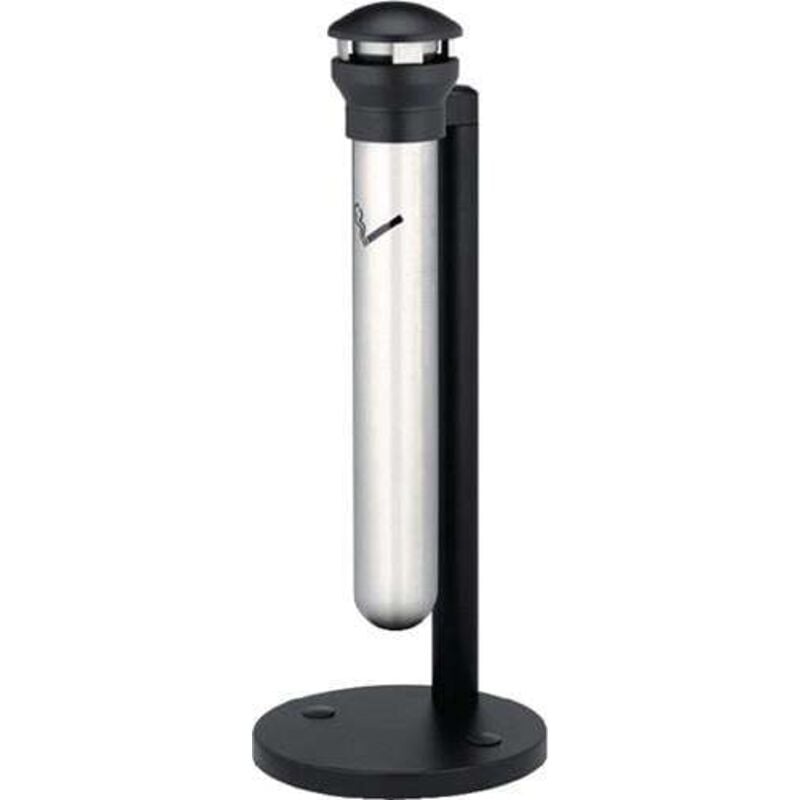 Rubbermaid - Cendrier sur pied D394xH1000 mm argent rond acier inoxydable