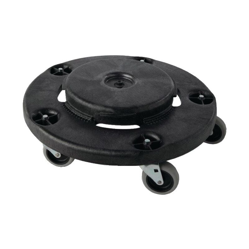 Rubbermaid - Chariot en plastique rond - FG264000BLA