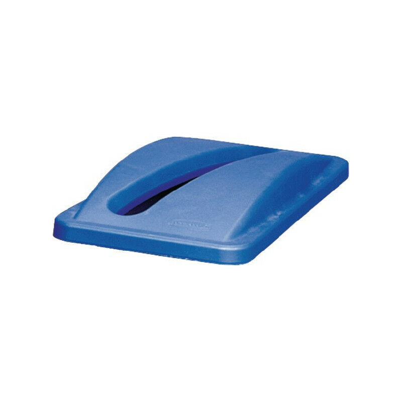 Couvercle polyéthylène bleu l.290xP520 mm adapté à poubelle de tri 60 l pour le