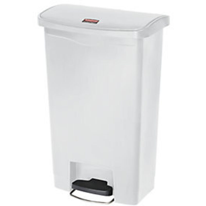 Step-on Mülleimer Slim Jim 50 L Weiß Rubbermaid