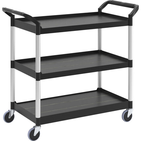 Rubbermaid table servante 3 plateaux L560xl450mm - FG342488BLA