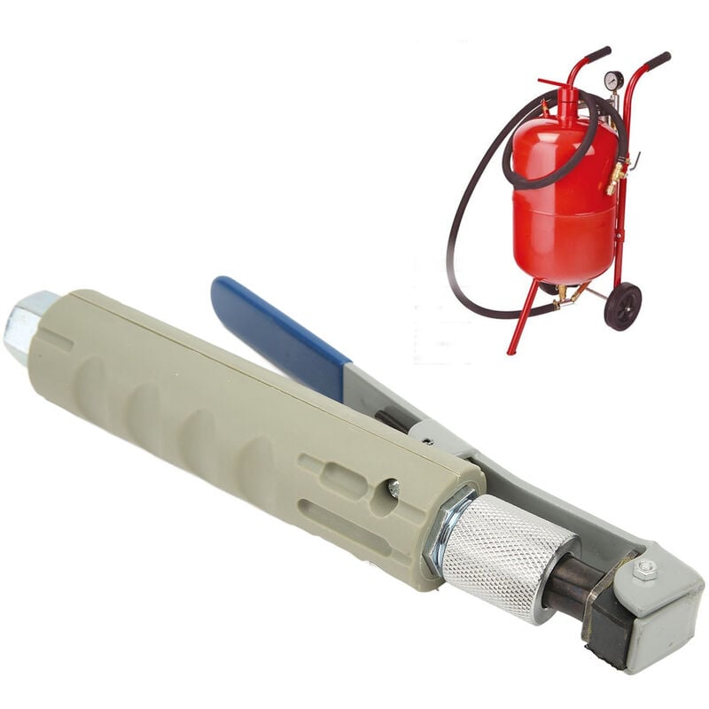 SJLERST Buse de Sablage Tête de Buse pour Sableuse Multi-Supports avec 3 Embouts en Céramique pour Enlever Les Taches Abrasives et la Rouille