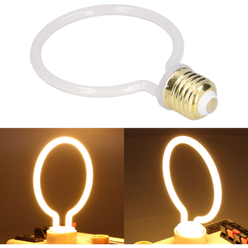 Rubberskin G95 Ampoule led, 4W 220V‑240V 2700K E27 Filament led Lumière Ambiante Lumière Chaude pour Maison, Café, Bureau Verre Clair