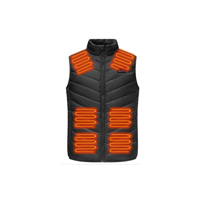 SJLERST Veste Chauffante Homme Gilet Chauffant Homme Femme Électrique avec 17 Zones de Chaleur pour Moto Chasse,2XL