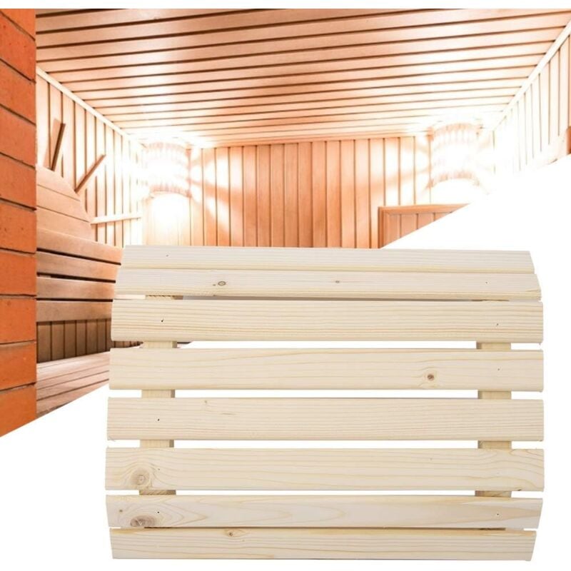 Sauna-Lampenschirm, fabriqu en bois + semi-circulaire pratique abat-jour de sauna abat-jour de lampe anti-explosion pour sauna Accessoires - Sjlerst