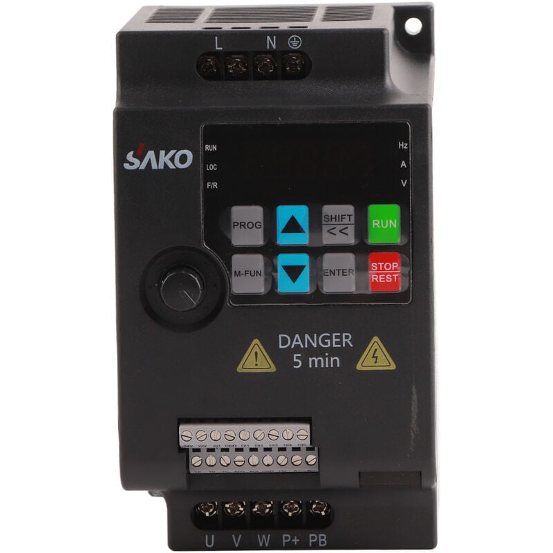 Sjlerst - Variateur De Frequence Convertisseur De Frequence Controle De Vitesse Variable Moteur Deinverseur De 220 v 2,2 Kw Entrainement De Frequence