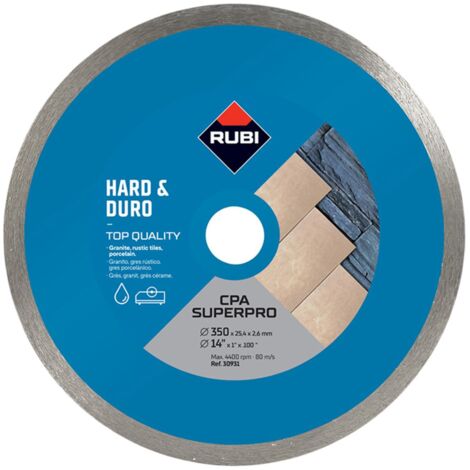 Rubi 30931 CPA350 Continuous Rim Diamon Blade 350mm RUB30931