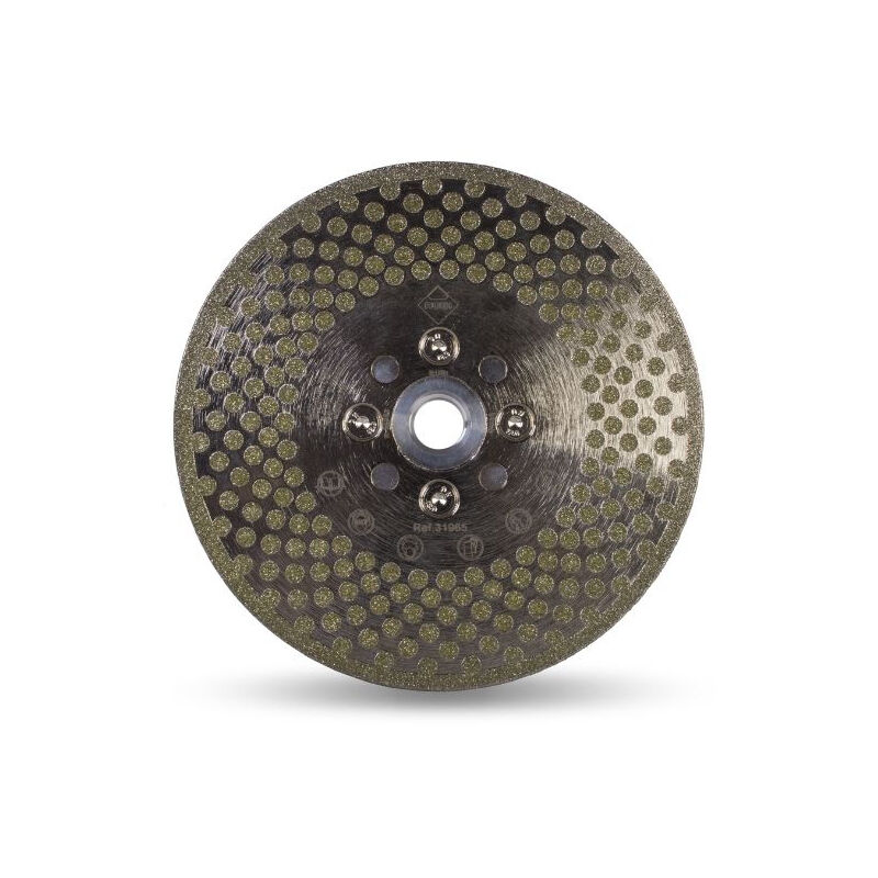 Rubi - rouge s 31965 disque ecd, ébarber fin 2 en 1, super pro, 125 mm