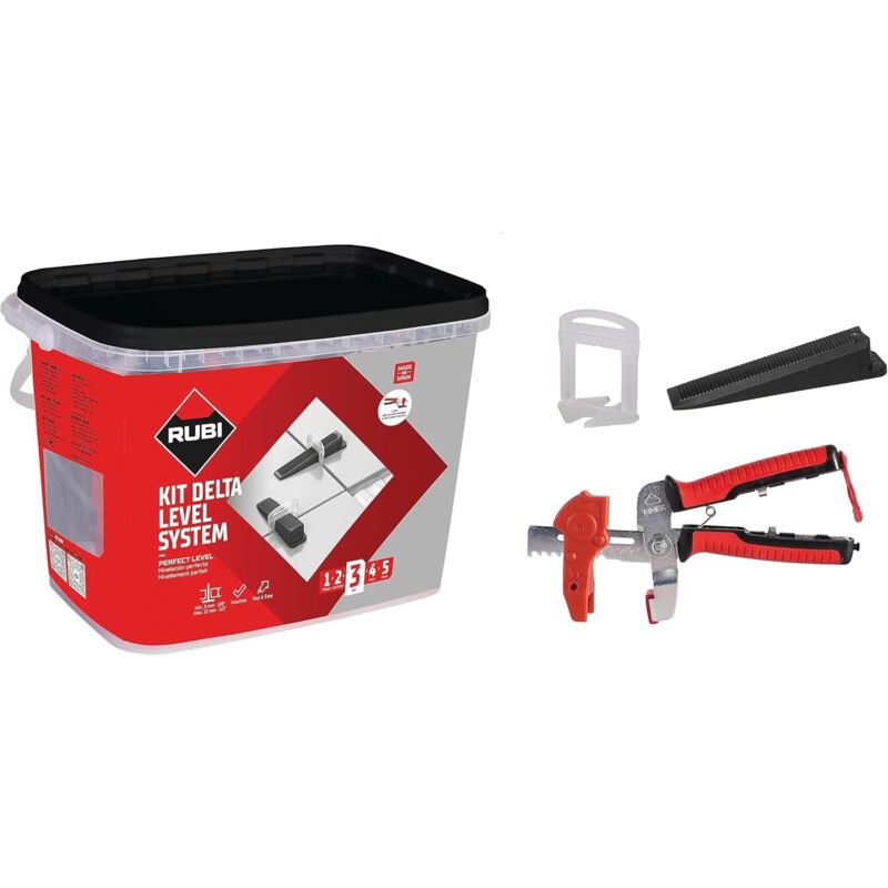 Rubi - Kit système de nivellement 2 mm delta V4 - 03958