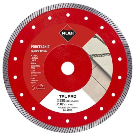Rubi 40913 TPL 250 EXT Pro Diamond Blade 250mm RUB40913