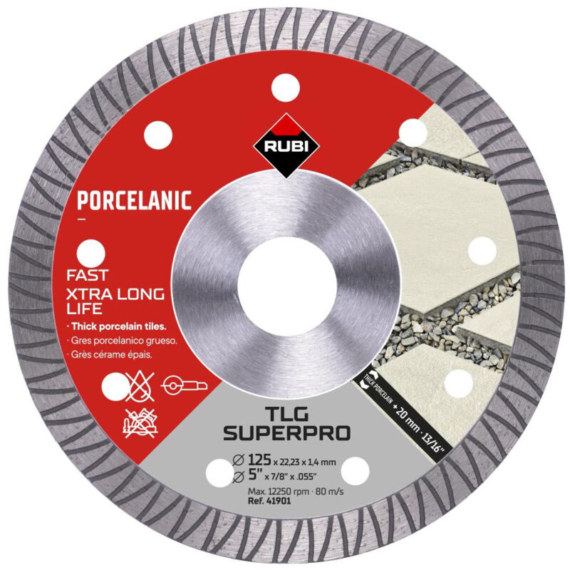 Disque Diamant Tlg 125 Ext Superpro Rubi - 41901
