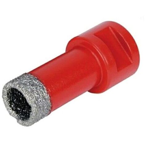 Rubi, corona M14 con recubrimiento diamantado soldado 20mm, ideal para perforar cerámica, gres, mármol y granito, alta durabilidad y precisión para trabajos de construcción y reformas