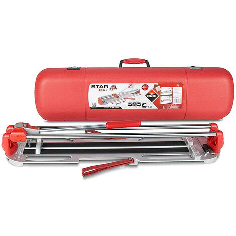 Rubi – Coupe-carreaux manuel 51 cm – Coupe oblique 36x36 cm – Séparateur mobile pour grès et céramique – Valise de transport incluse - STAR-51