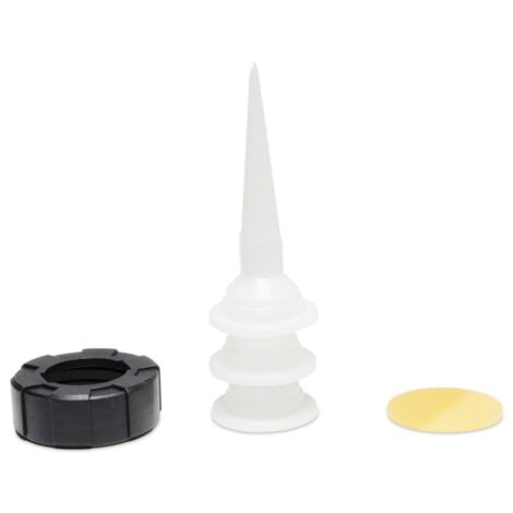 Rubi – Kit de rechange applicateur de joints – Compatible applicateur électrique et manuel – 3 buses ajustables pour joints 2 à 14 mm – Piston en PU flexible