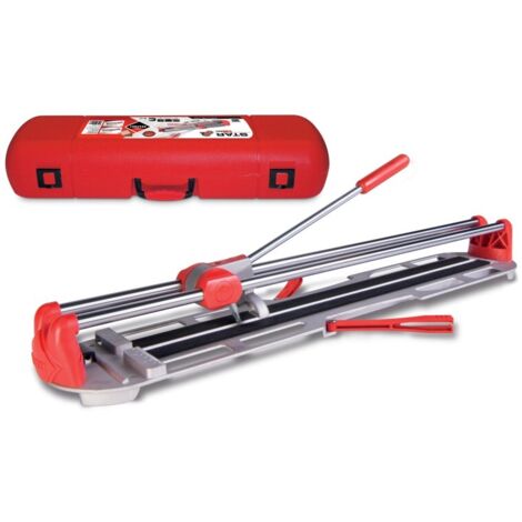 Rubi - Manueller Fliesenschneider mit 42 cm Schnittlänge und Koffer - STAR-42