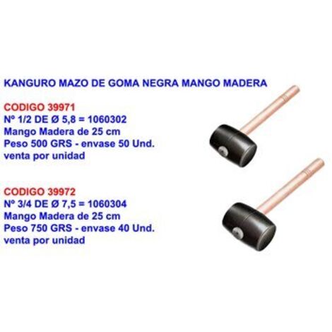 Rubi młotek gumowy czarny miękki 750g