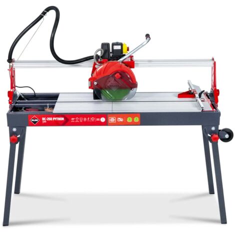 Rubi – Scie à carreaux électrique 108 cm – Alimentation 230V – Vitesse 2790 U/min – Pour grès cérame et céramique – Disque Ø 250 mm non inclus - DC-250