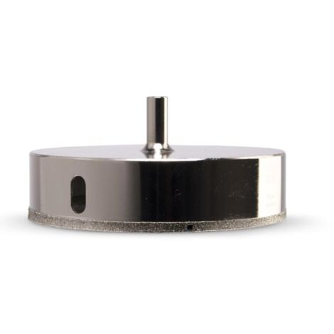 Rubi – Trépan diamant 120 mm pour grès et céramique – Usage à l'eau – Profondeur 25 mm – Acier – Pointe diamant électro-déposé – 5982